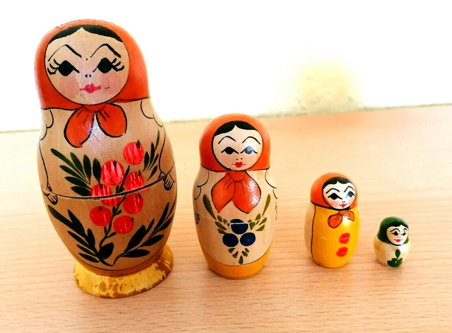MATRIOSCHKA UdSSR Russland Matrjoschka Babuschka Матрешка Matroschka VINTAGE
