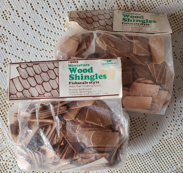 Wood Shingles For Doll House Roof