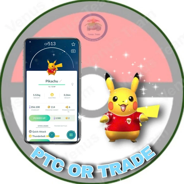 Shiny Pachirisu Pokémon Go Account - 80k Stardust PTC Region Free For Android & IOS