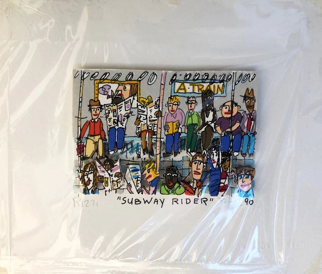 ジェームスリジィ　RIZZI　''SUBWAY RIDER'' JAMES RIZZI 3D 