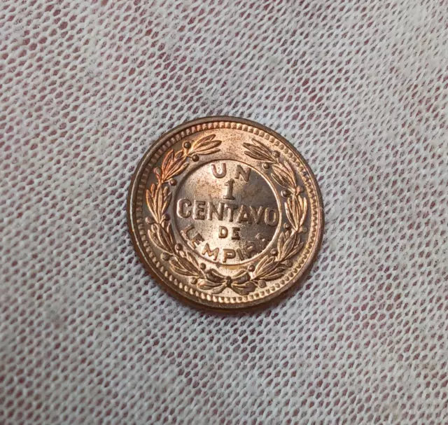 1957 Honduras 1 Centavo - Bronze Coin - Un Centavo de Lempira - US Mint