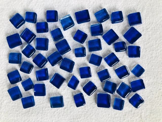 NEU*** Mosaiksteine 50 Stück ca. 10 x 10 mm Glassteine