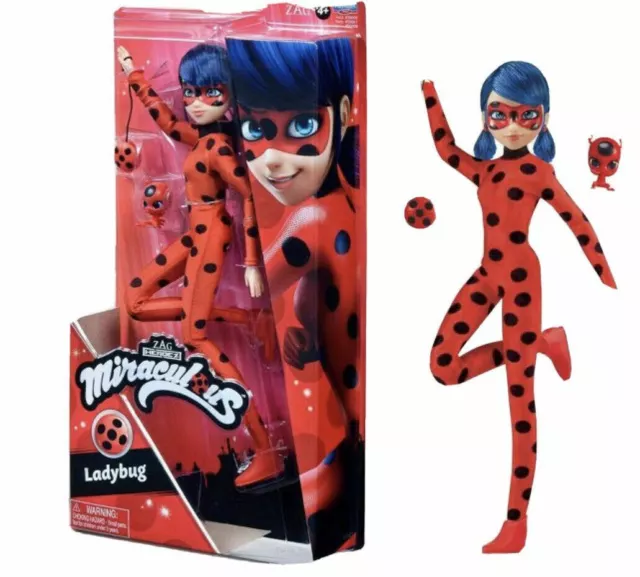 Miraculous Ladybug and Chloe Queen Bee Dolls Lot with Accessories
