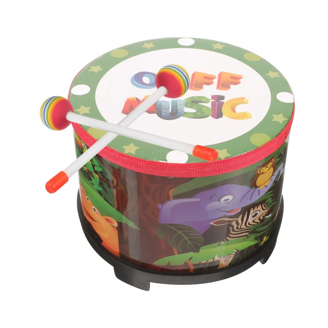 Drum Music Percussion Instrument Baby Kit Wooden Kids Toddler Childrens