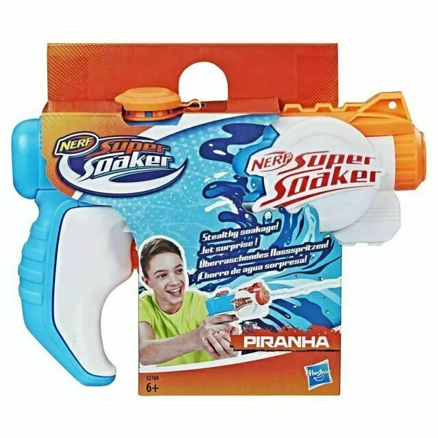 Nerf Super Soaker Piranha Kids Toy Water Blaster Gun Brand New Water Pistol