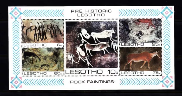 Lesotho Sc# 402 Pre Historic Lesotho S/S - Mnh