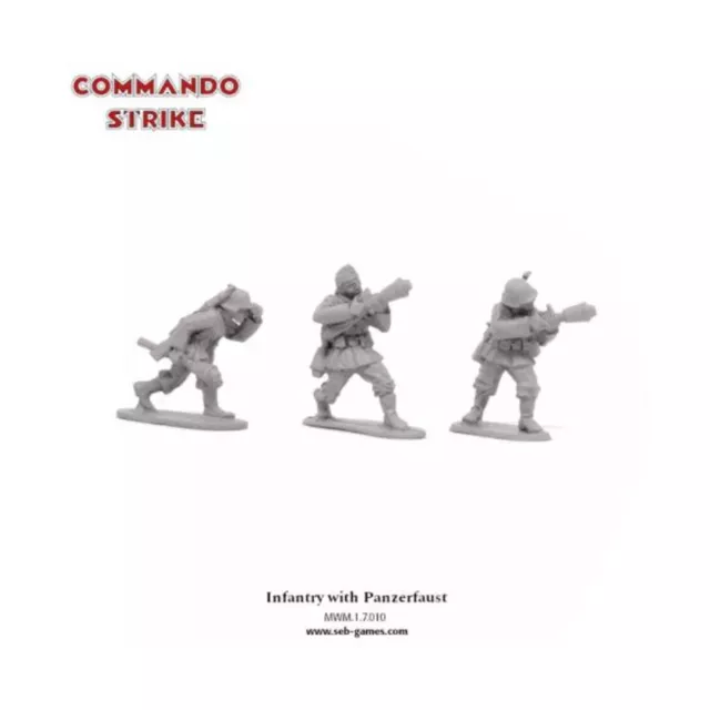 SEB GAMES HISTORICAL Mini 25mm Infantry w/Panzerfaust Pack New $11.49 ...