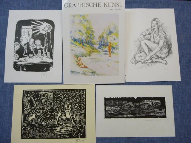 Graphische Kunst Heft 3 / 1. Jhrg. 1973/74 Ausgabe C mit Originalgraphik-Beilage