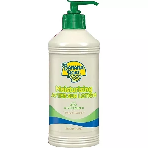 Banana Boat, Moisturizing After Sun Lotion with Aloe & Vitamin E, 473 ml