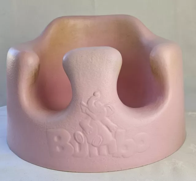 Bumbo Pink Floor Seat Portable Baby Chair See Photo Some Fading Hence Price