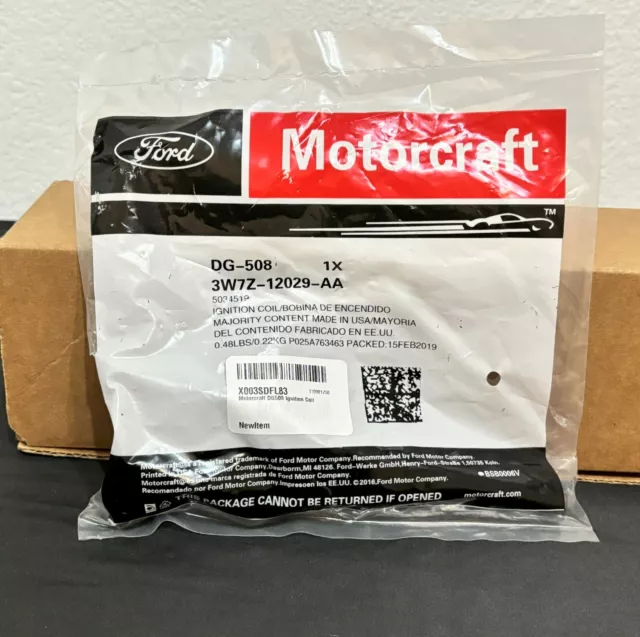 1 Pack OEM Ford Motorcraft DG-508 Ignition Coil  f150 Expedition 3W7Z-12029-AA