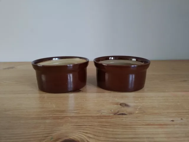 2x Pearsons of Chesterfield Individual Casserole Dish (Stoneware Stacking Pots)
