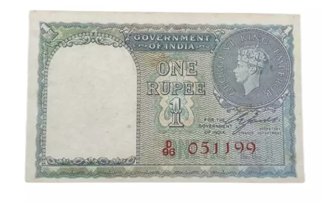 one rupees ce jones red serial  number