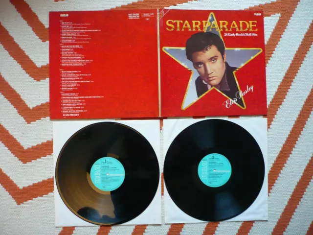 Elvis Presley Starparade 24 Early Rock 'N' Roll Hits Vinyl German 1980 2 LP EXC+