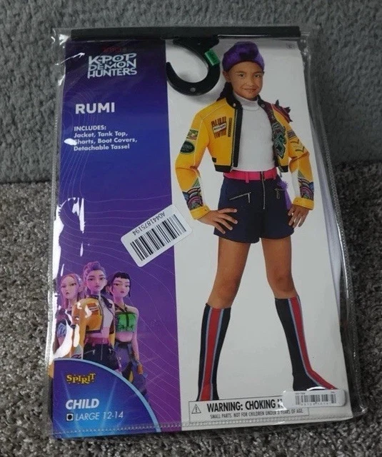 Spirit Costumes Rumi KPOP DEMON HUNTERS Rumi Costume Spirit Halloween Child Large Priority ...