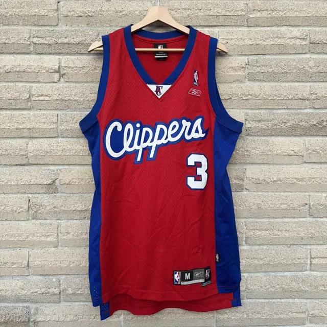 VINTAGE Quentin Richardson Los Angeles Clippers Reebok NBA RED Jersey MEDIUM