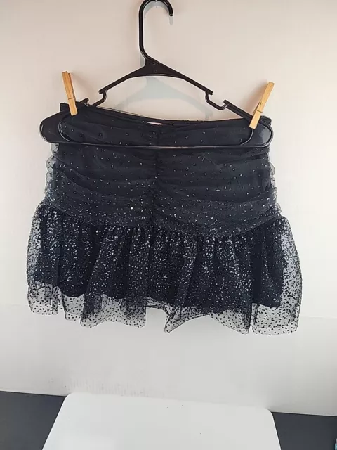 DOLLS KILL SUGAR Thrillz Black Skirt Lace Sequins Size Large £16.16 ...