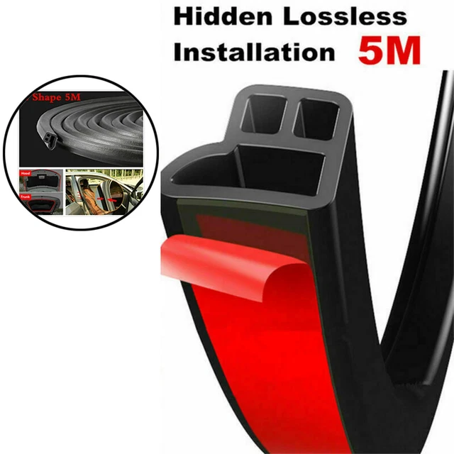 Car Front Rear Side Window Trim Edge Moulding Rubber Weatherstrip Seal Strip 4M