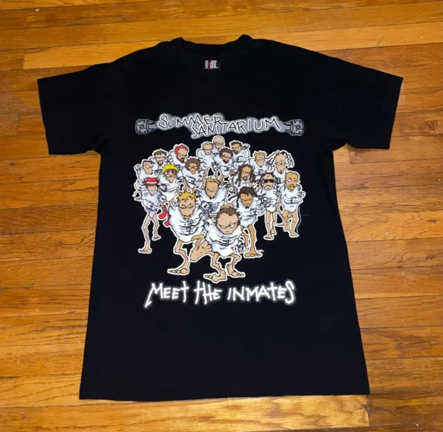 Vintage Summer Sanitarium Tour 2000 T-Shirt Size M Metallica Korn Kid Rock Y2K