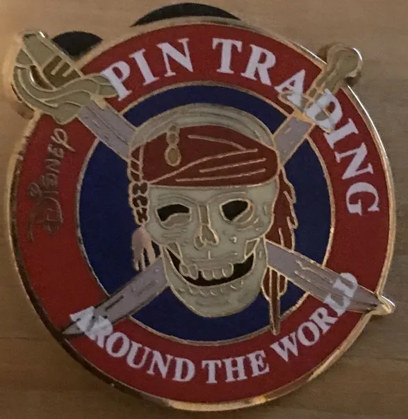 Disney PIRATES of the CARIBBEAN Pin Trading Around the World Pin Buried Treasure