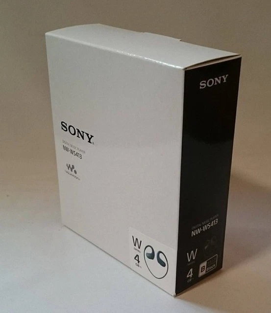 SONY NW-WS413 BLACK Waterproof Walkman Headphone-integrated MP3 4GB ...