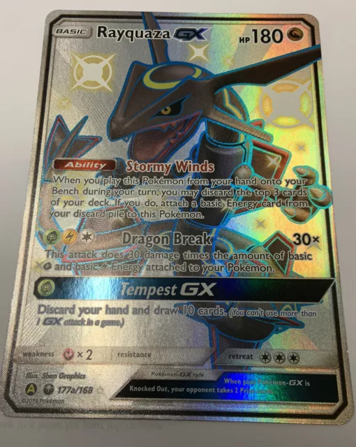 Rayquaza GX - Alternatives Pokemon Cards Pokémon card 177a/168