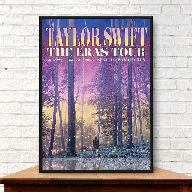 TAYLOR SWIFT THE Eras Tour Santa Clara, CA July 28, 29 2023 Poster $24.
