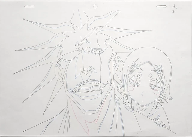 Bleach Animation Production Cel Drawing Douga Genga: Kenpachi - 4522