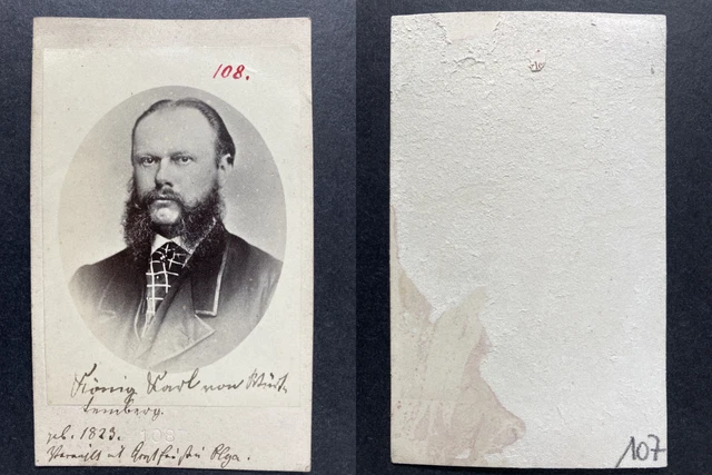 CDV Vintage - Portrait De Femme à Odessa - Tirage Albuminé Original Circa 1865