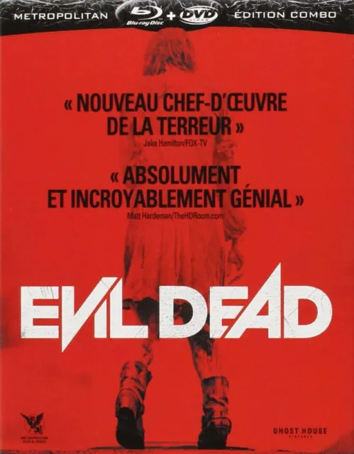 COMBO Blu Ray + DVD Evil Dead Remake 2013 (Shiloh Fernandez, Fede Alvarez) NEUF