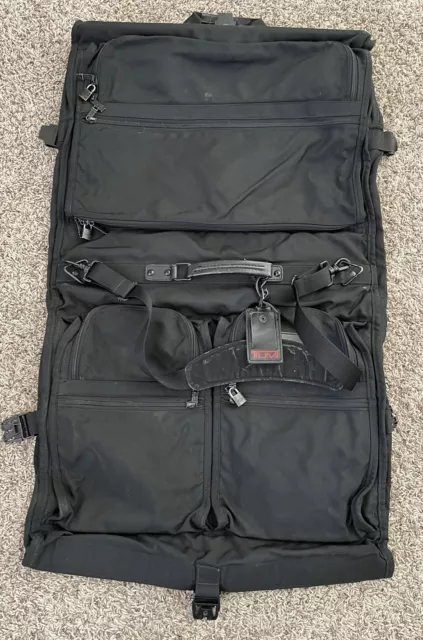 Tumi Alpha Bi Fold Garment Bag Business Carry On Ballistic Nylon Luggage 4