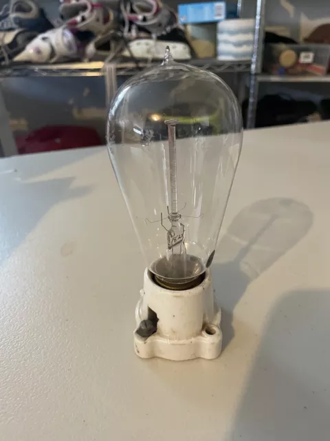 Antique Liberty Model Clear Mazda Edison Tipped Light Bulb