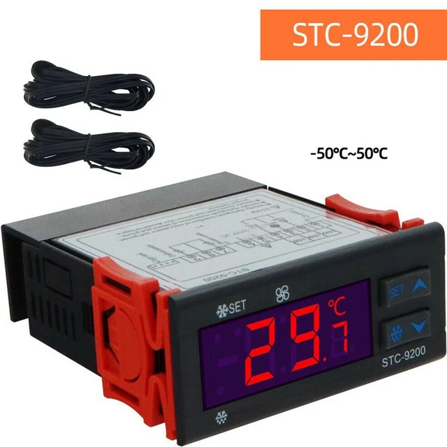 Outil Température Contrôleur 50HZ/60HZ 75 34.5 85mm 8A/220VAC Numérique Gray