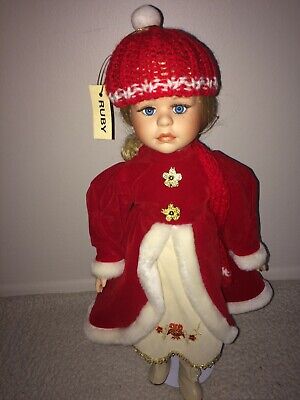 Seymour Mann Porcelain Doll - Ruby - Connoisseur Collection 16" Limited Edition