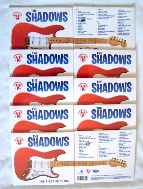 Job Lot Of 10 The Shadows - First 60 Years ( Greatest Hits ) NEW 2xCD Dreamboats