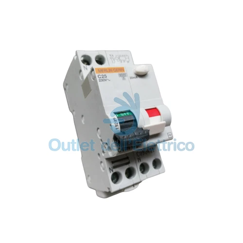 MERLIN GERIN 19289 Differential Switch 1P+N 25A 0.03A C