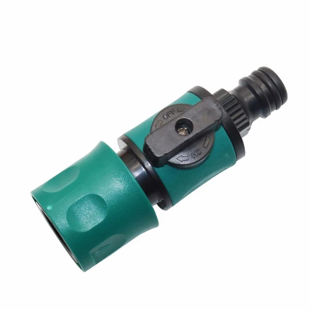Hose Pipe Tap Shut Off Valve Fitting Connector Garden Garden Quick Coupler Hot