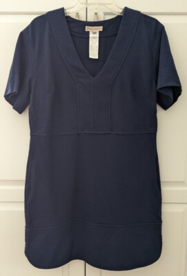 Paul and Joe Sister Navy Classic Textured Dress EU 42