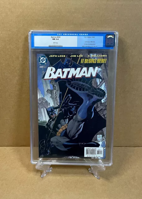 BATMAN #608 CGC 9.4 Jim Lee Jeph Loeb HUSH Storyline Begins Excellent Condition