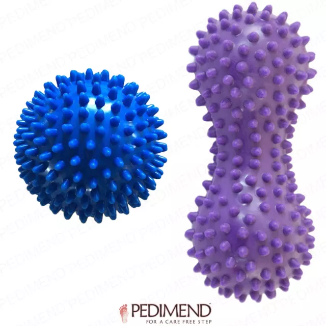 Pedimend Spiky Yoga Massage Ball Spikey Gym Balls Spiky Yoga Stress Ball - UK