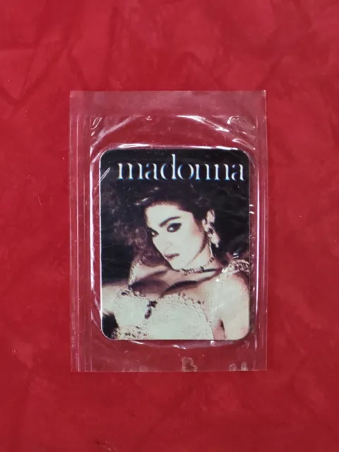 Rare 1985 Madonna Hostess Chip Rip Into Rock Sticker Still Sealed, Rookie Issue?