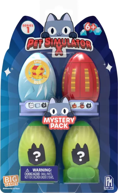 Pet Simulator X Blue 6 Inch Mystery Egg with Plush & DLC Code NEW IN  HAND 2023!