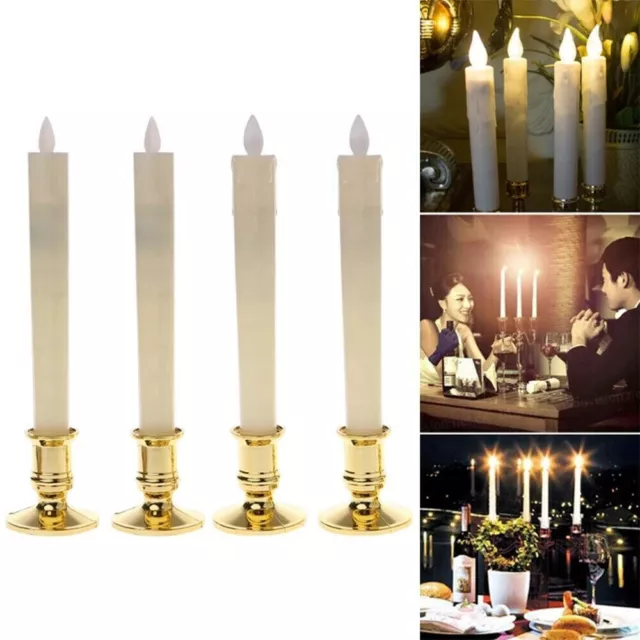 2pcs-20pcs Pillar Candle Holder Taper Candle Base Christmas Wedding Decoration