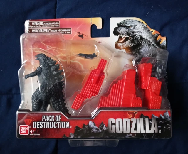 Bandai Pack Of Destruction Godzilla Action Figure Brand New