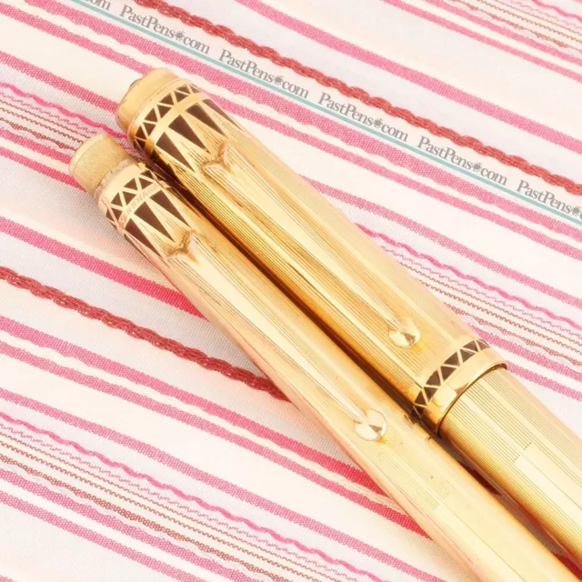 Eversharp CORONET Gold Filled Fountain Pen Pencil Set