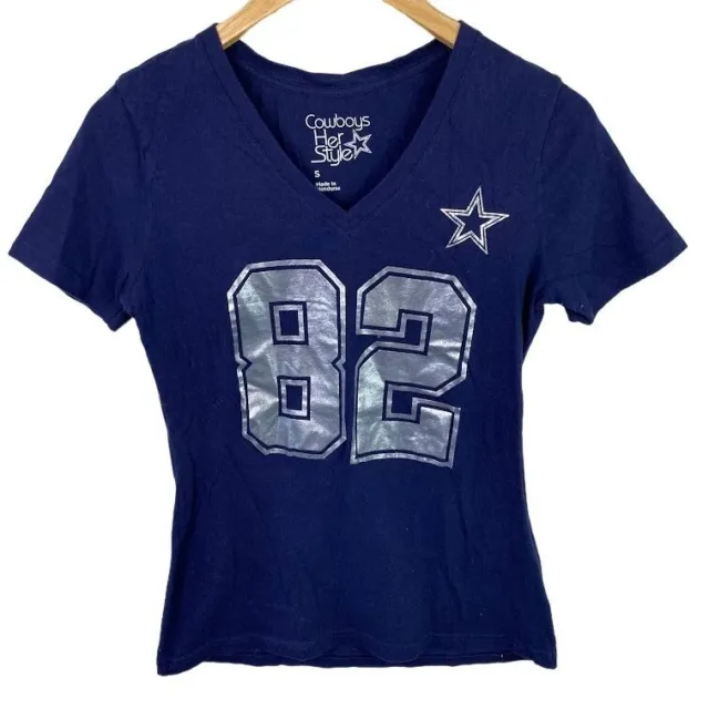 Women's Blue Cowboys NFL Jason Witten Short Sleeve T-Shirt Sz. SMALL