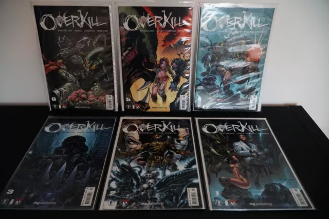 OVERKILL 1-6 komplett | Baged & Borded | Dark Horse / Image / Top Cow | Deutsch