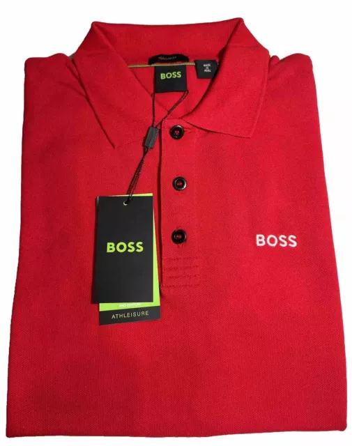 HUGO BOSS Polo Shirt Regular Fit 100% Pima Cotton 3