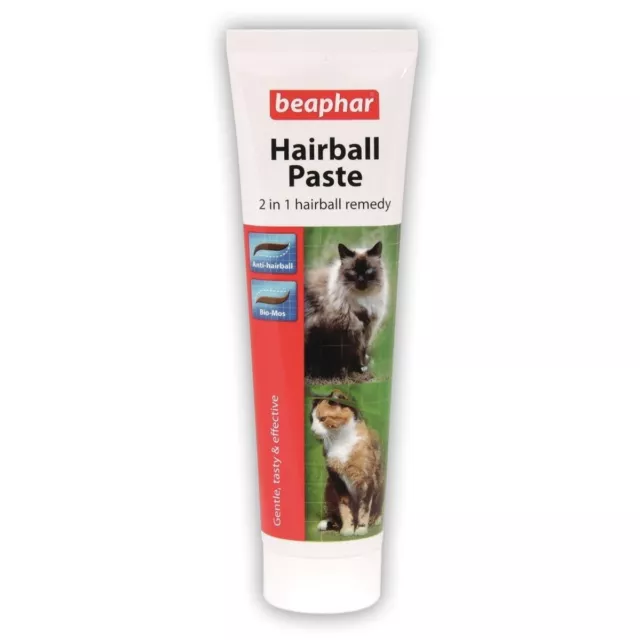 Beaphar 2 in 1 Hairball Paste For Cats 100g Special Bulk Buy Deals