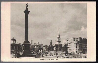 Antique Trafalgar Square Tuck Gravure London England Postcard